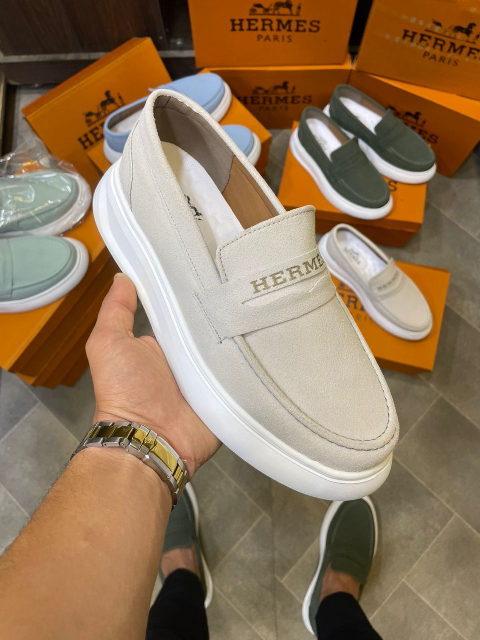 Mocassin hermes