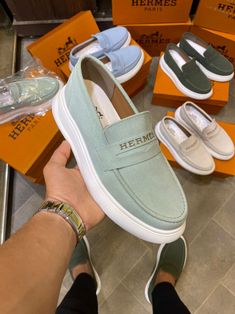 Mocassin hermes