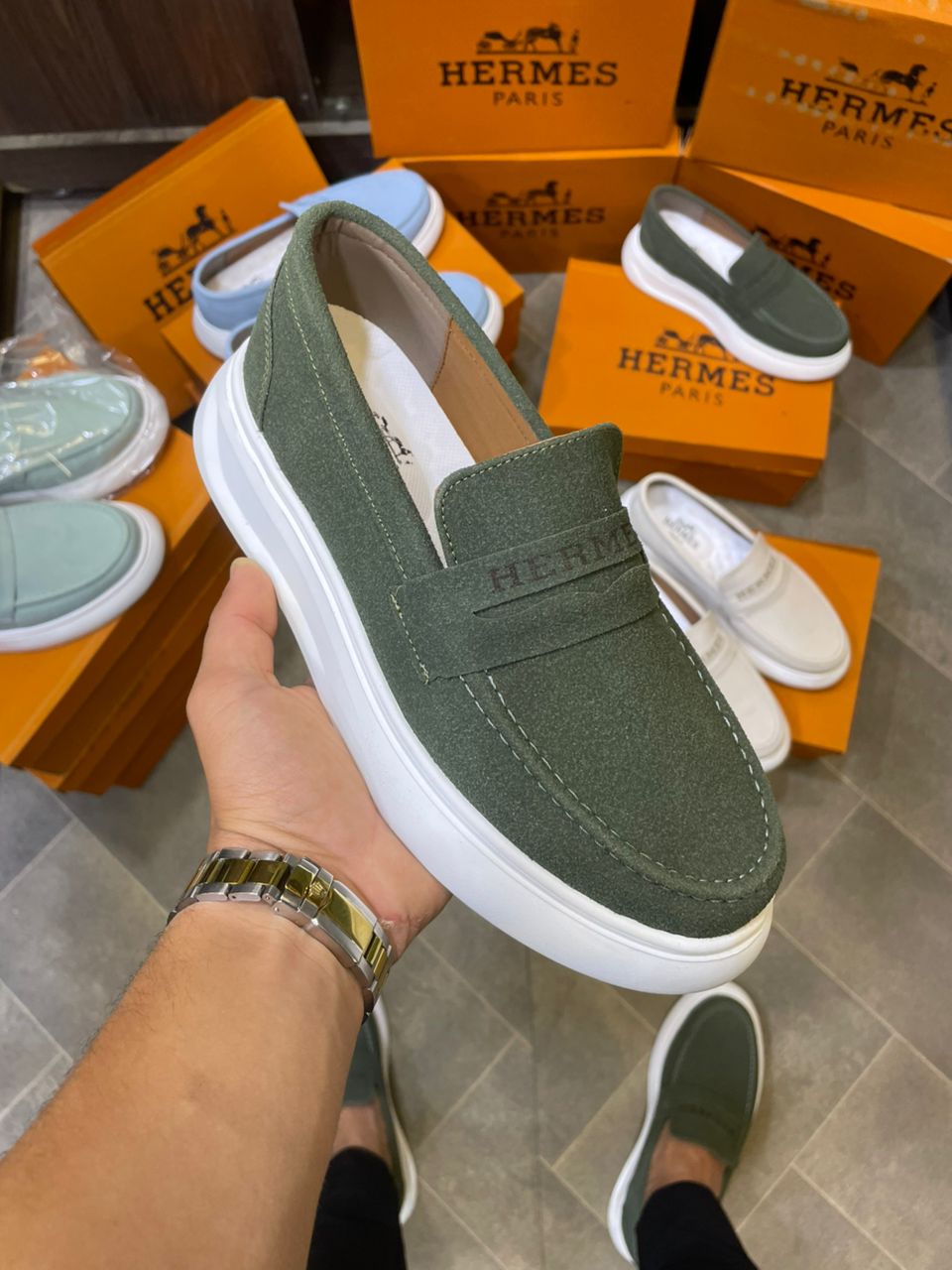 Mocassin hermes